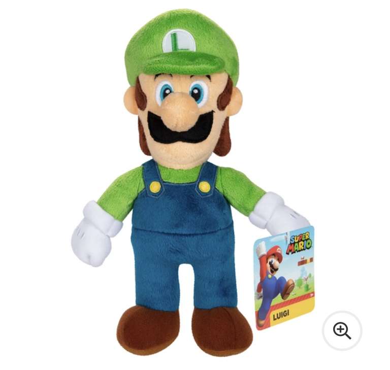 Nintendo Super Mario 23cm Yoshi,Mario or Luigi Plush - £8.99 + free click and collect @ Smyths
