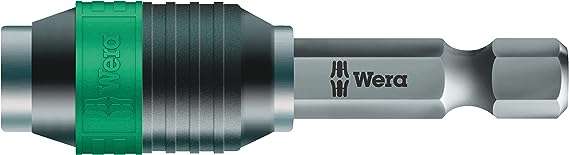 Wera 889/4/1 K Universal Rapidaptor Bit Holder, 1/4" Drive x 50 mm