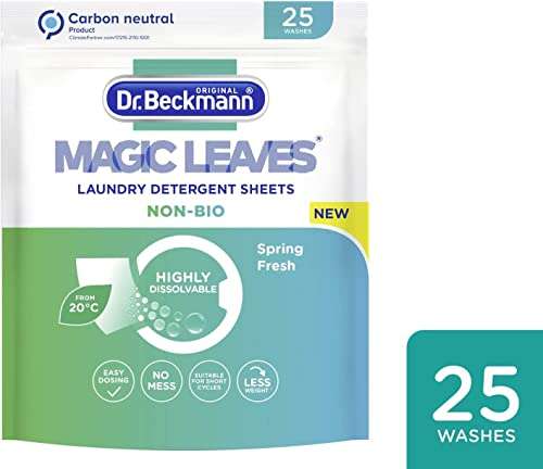 Dr. Beckmann Magic Leaves Laundry Detergent Sheets Color – buy online, $  10,63
