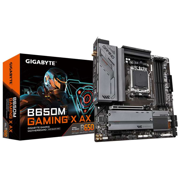 Gigabyte B650M GAMING X AX mATX DDR5 Wi-Fi 6E Motherboard for AMD AM5 CPUs - £175 delivered @ MoreCoCo