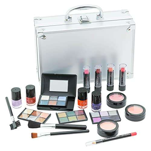 The Color Workshop - Bon Voyage Makeup Set - Fashion Train Case with Complete Professional Makeup Kit - £13.80 @ Amazon