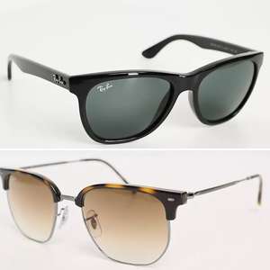 Ray-Ban New Clubmaster Sunglasses, Brown - £35.52 / Ray-Ban Clubmaster Sunglasses, Black - £40.42 - W/Code