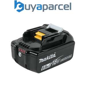 Makita 18V 6.0Ah Li-Ion LXT Battery BL1860 6AH £71.80 with code @ buyaparcel-store / ebay