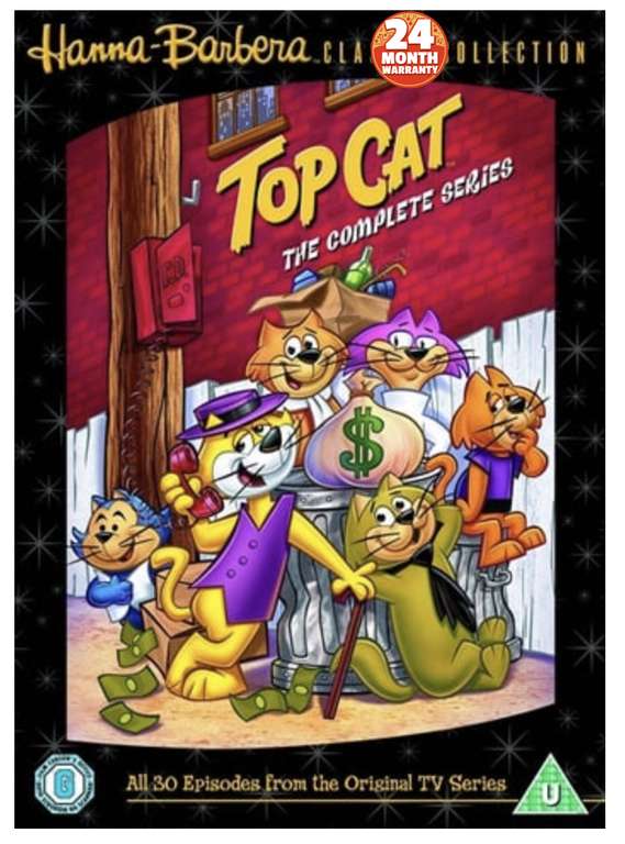 Top Cat Complete Used DVD - £4 (Free Click & Collect) @ CeX
