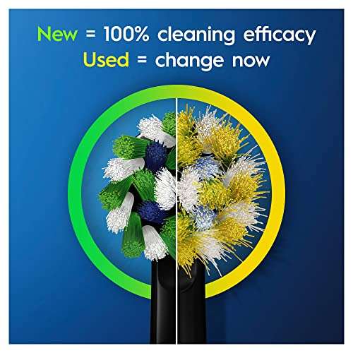 Oral-B Cross Action Electric Toothbrush Heads with CleanMaximiser Technology, Angled Bristles, Pack of 4 - £8.25/£7.84 Sub & Save @ Amazon