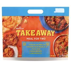 Morrisons Indian Takeaway Chicken Korma / Jalfrezi & Chicken Tikka Masala Meal For Two £5 at Morrisons