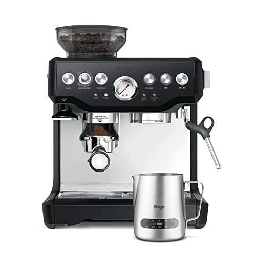 Sage the Barista Express Espresso Machine, Bean to Cup Coffee Machine with Milk Frother, BES875BTR - Black Truffle £489.99 @ Amazon