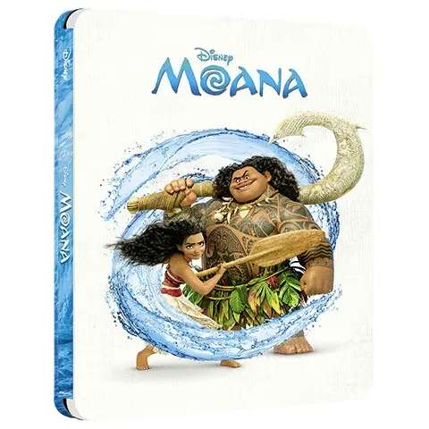 Moana - Disney 4K & Blu Ray steelbook - £9.99 (+£1.99 Delivery) @ Zavvi