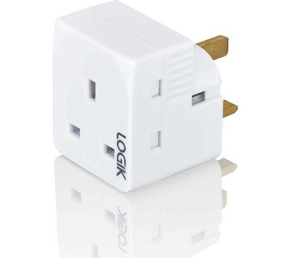 Logik L3WAYP18 3-Socket Plug Adapter £1.97 (free collection) @ Currys