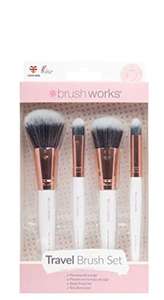 Brushworks Travel Set- Pink & Gold - £4.02 @ Amazon