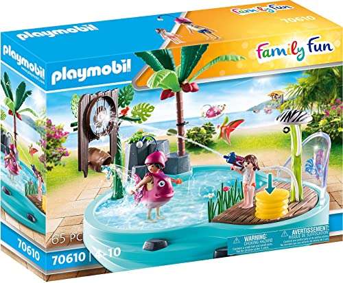Playmobil Family Fun 70610 Small Pool with Water Sprayer, Water Toy, £10.30 at Amazon