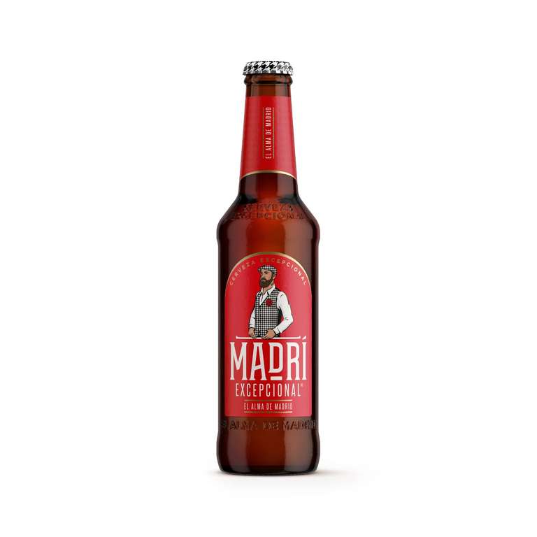 Madrí Excepcional Lager Beer - 24 x 330ml bottles