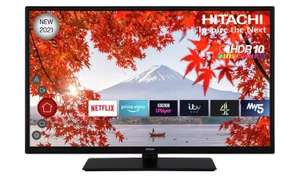 Hitachi 32 Inch 32HE2200U Smart HD Ready LED Freeview TV £164.99 + 3 X Nectar Points @ Argos Free Click & Collect
