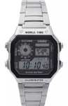 Casio AE-1200WH Illuminator Stainless Steel Bracelet Watch £24.99 with click and collect at limited stores @ Argos