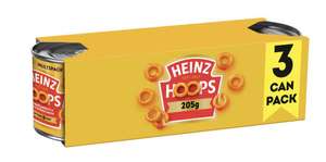 Heinz Spaghetti Hoops (200g) x3 for 75p @ Iceland