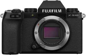 Fujifilm X-S10 Mirrorless Digital Camera Body Only(Black) 26.1MP/4K video/in-body stabilisation £759.20 @ Amazon