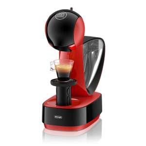 Dolce Gusto DeLonghi Nescafé Infinissima Pod Capsule Coffee Machine, Espresso, Cappuccino and more,1.2 Liters, EDG260.R, Red & Black