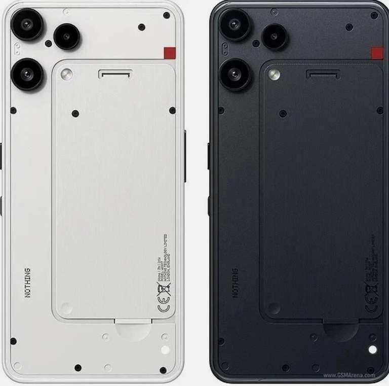 Nothing Phone (3a) Lite 5G 128GB AI Phone - Black/White 6.77 inch flexible AMOLED Display - With Student Beans - Free C&C