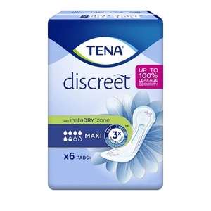 TENA Lady Maxi Bladder Weakness Pads x6 - 6 packs from £2.25 + free Click and Collect only @ Superdrug