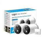 Tapo Smart Wire-Free Security 2-Camera System, Rechargeable Battery, Hub included, 1080p HD, SD Storage, (Tapo C400S2), White
