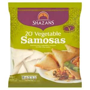 Shazans Vegetable Samosas 20pk - £3.50 @ Asda