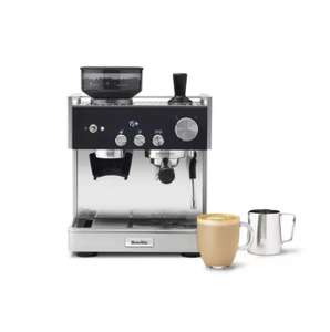 BREVILLE Barista Signature Espresso VCF160 Bean to Cup Coffee Machine - Stainless Steel - With Code