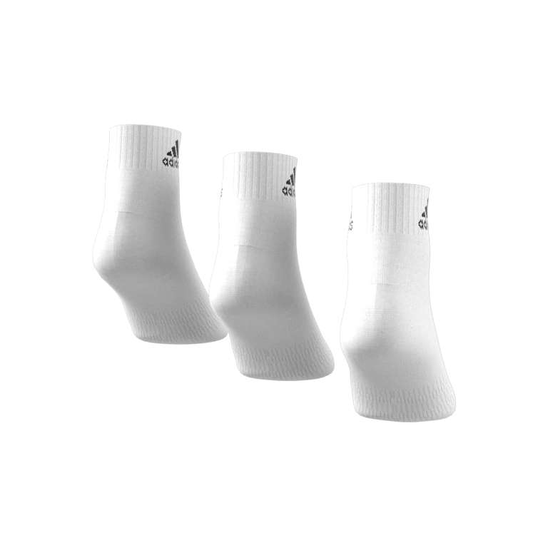 adidas Thin and Light Ankle Socks 3 Pairs - Grey