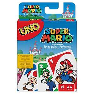 UNO Super Mario Card Game Animated Character Themed Collector Deck 112 Cards with Character Images £5.49 @ Amazon
