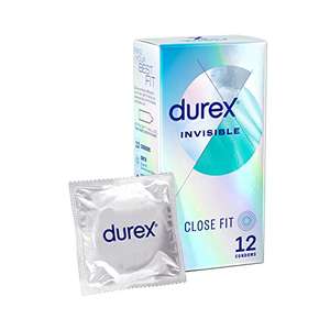 Durex Invisible Extra Sensitive Condoms - Pack of 12 sold by Sold by NE1 Amz FBA