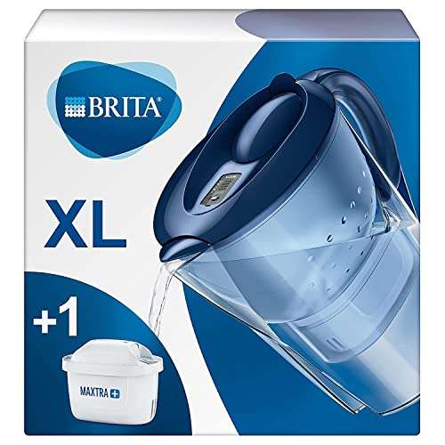 BRITA Marella XL water filter jug for reduction of chlorine, limescale and impurities - £16.32 @ Amazon