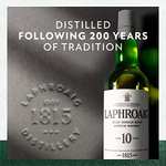 Laphroaig 10 Year Old Islay Single Malt Scotch Whisky, 70 cl £32 at Amazon