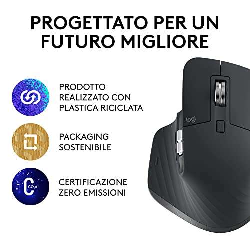 Logitech MX Master 3S Mouse - £80.34 delivered @ Amazon Italy