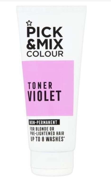 Pick & Mix Semi Permanent Hair Toner Violet 100ml - 31p With Store Collection @ Superdrug
