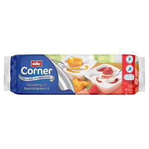 Muller Corner Strawberry, Peach & Apricot Yogurts 6 x 143g £2 @ Morrisons