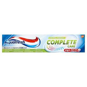 Aquafresh Complete Care Extra Fresh Toothpaste, 100 ml - £1 (95p with Sub and Save) @ Amazon