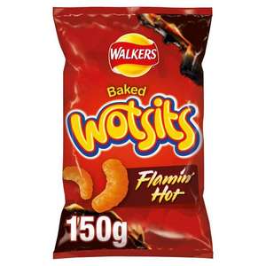Walkers Wotsits Flamin' Hot Snacks 150g - £1 @ Poundland