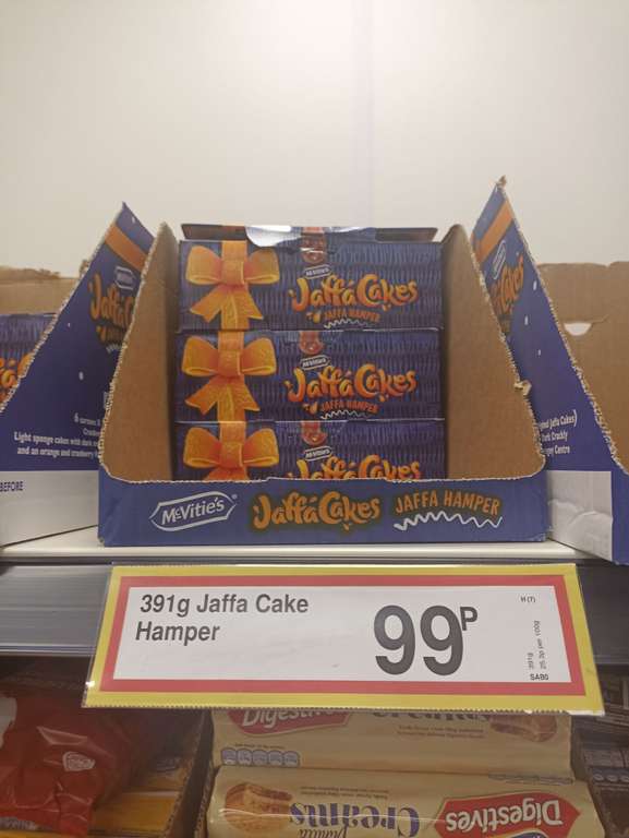 McVitie's Jaffa Cakes Hamper Selection 391g - 99p @ Farmfoods Wigan