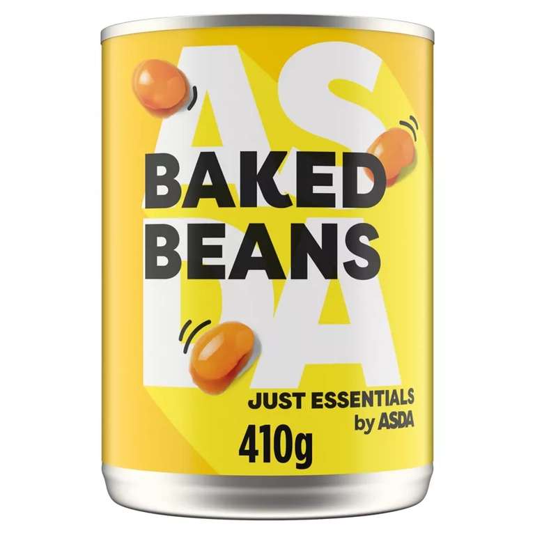 Just Essentials Baked Beans 10 for £2.70 (+ £1.50 Back in Rewards) @ Asda