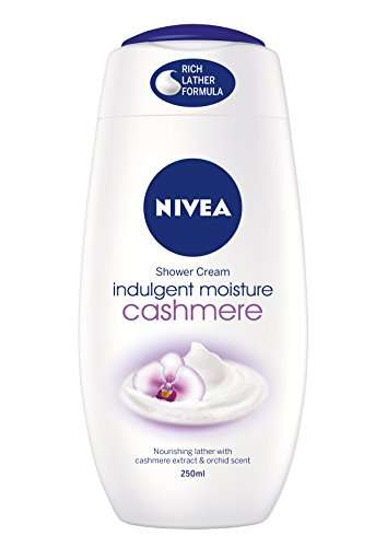 NIVEA Cashmere Indulgent Moisture Shower Cream 250ml - £1 (90p/85p S&S) @ Amazon