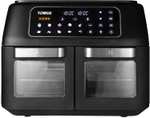 Tower, T17102, Vortx Vizion Dual Compartment Air Fryer Oven with Digital Touch Panel, 11L, Black - £159.99 Temporarily out of stock @ Amazon