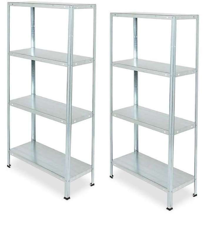 2 x Steel Garage Shelving unit, 4 shelf, 1400mm x 700mm - £35 at checkout (Effectively £17.50 each) Free Click & Collect @ B&Q