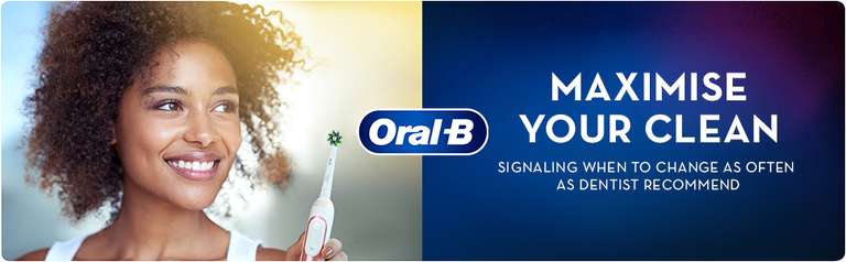 Oral-B Cross Action Electric Toothbrush Head with CleanMaximiser Technology White, Pack of 1 £7.95 @ Amazon
