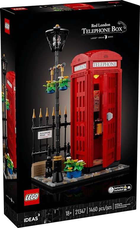 LEGO Ideas 21347 Red London Telephone Box Set / LEGO Marvel 76285 - Spider-Man's Mask £53.99- w / code (Free C&C)