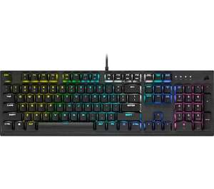 CORSAIR K60 RGB PRO Low Profile Mechanical Gaming Keyboard £34.99 with code + free click and collect (free delivery over £40) @ Currys