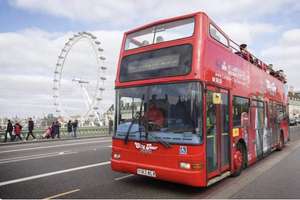 London Rail ticket,hotel stay & Big Bus hop on hop off bus tour from £107.10 pp (in summer holidays) with code @ Groupon