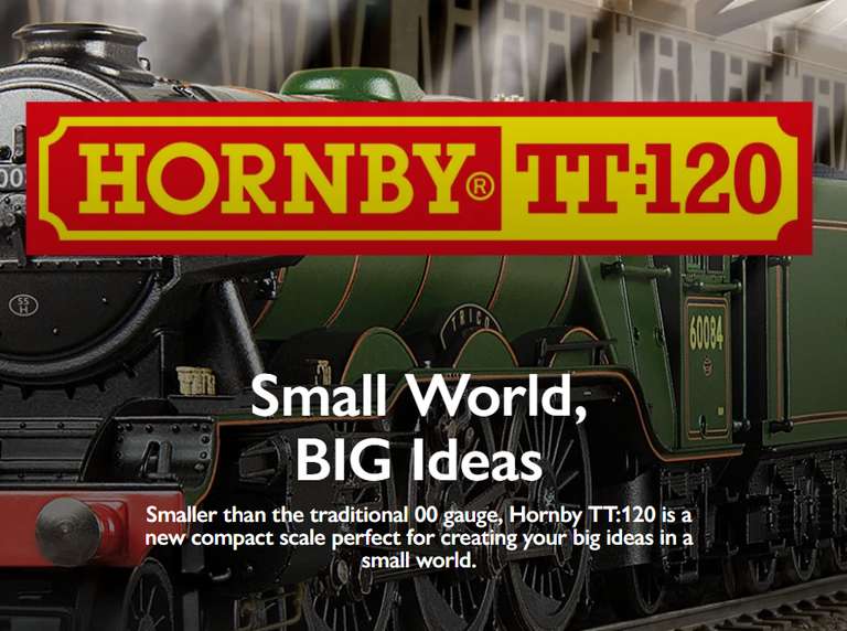 Free 1 year membership for Hornby TT:120 Club & 15% off all Hornby TT:120 products with code @ Hornby