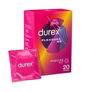 Durex Pleasure Me Ribbed and Dotted Condoms (Pack of 20) - £6.05 S&S or £4.78 S&S with Possible 20% Voucher
