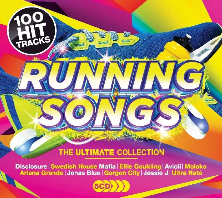 Running Songs 5CD 100 Tracks