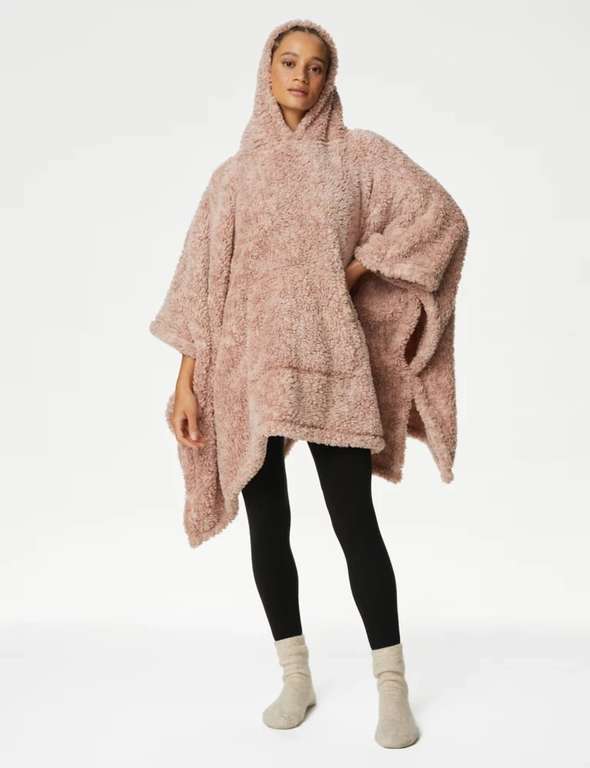 Adult large M&S pink snuggly hoodie - free click and collect