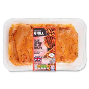 Ashfields Grill Cajun Chicken Breast Sizzlers & Salt n Chilli Chicken Breast Sizzlers both 600g (Dudley)